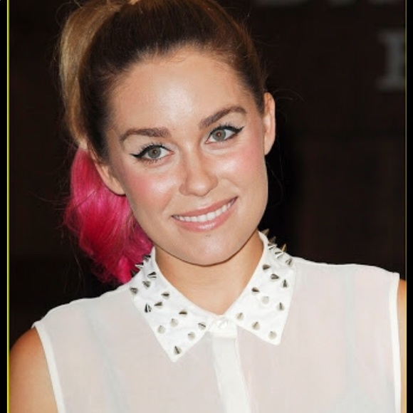 Edgy Sheer studded collar blouse - Picture 5 of 5